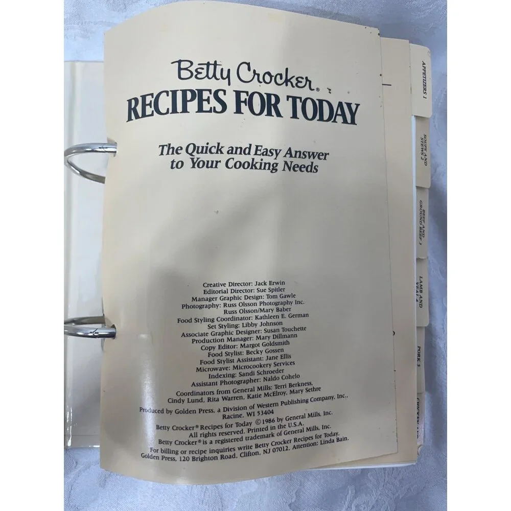 Betty Crocker uncover quick